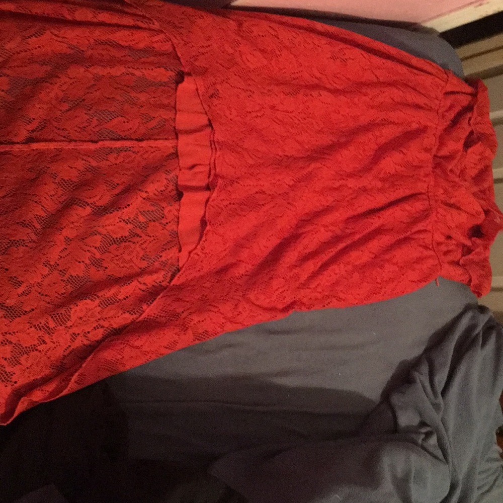 Trixxi Orange Dress